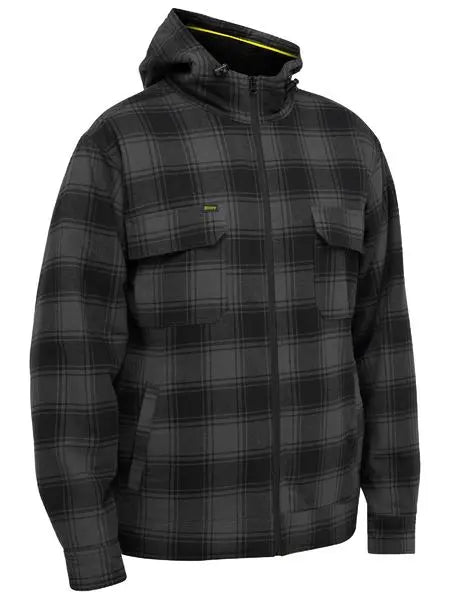 Bisley Zip Hoodie With Sherpa Lining BJ6102 Metro Workwear